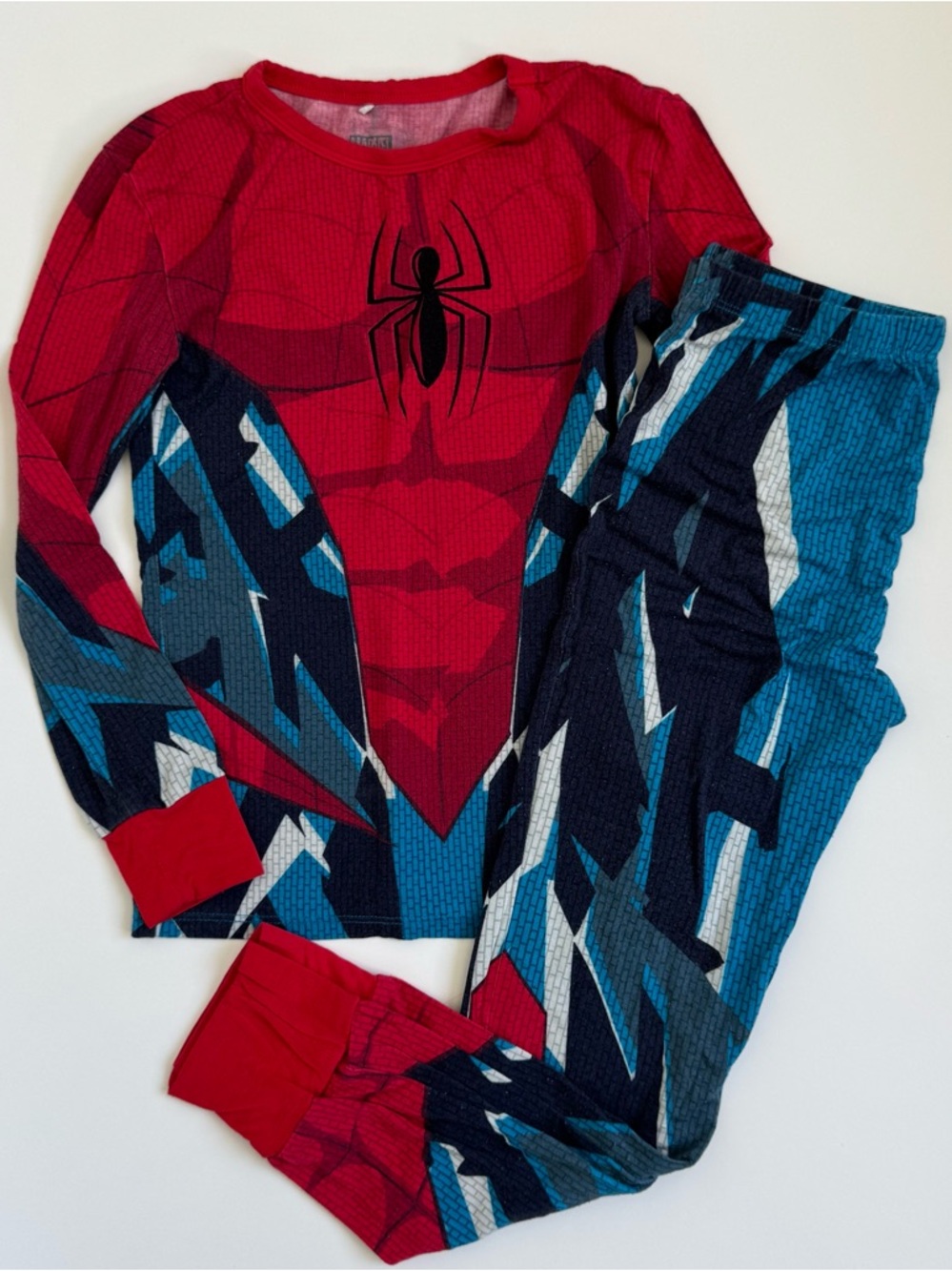 Posh Peanut Spider-Man Kids Pajama Set 7-8 years